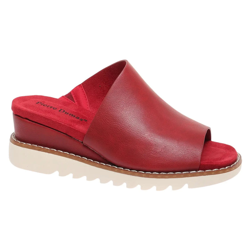 Wedge Slip On Diagonal - Red
