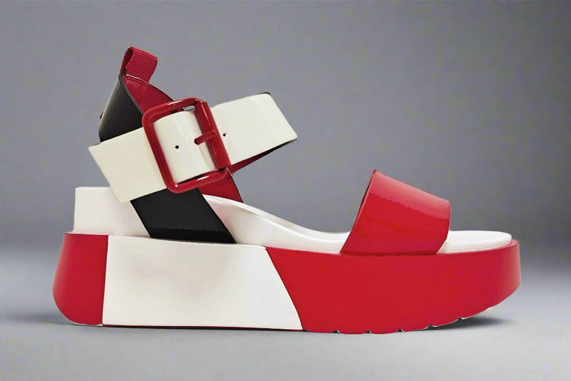 Wonder Wedge Sandal - Red