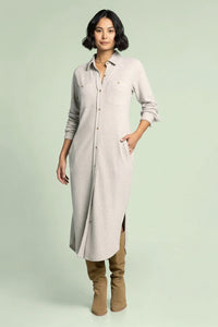 Dalia Dress - Ice Grey