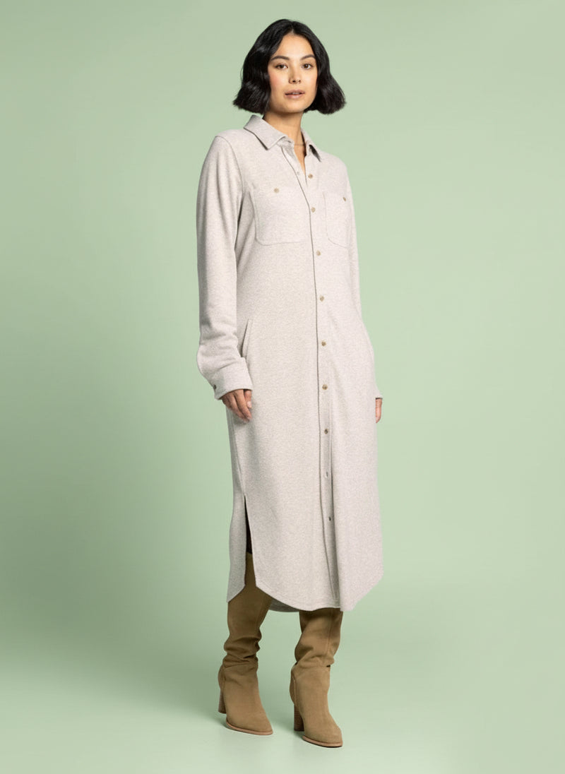 Dalia Dress - Ice Grey