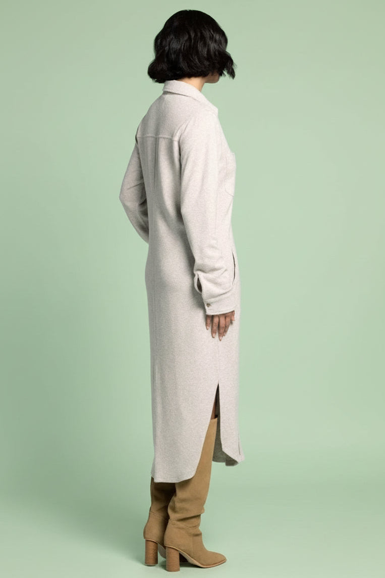 Dalia Dress - Ice Grey