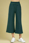 Scallop Stripe Pant - Navy