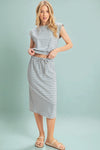 Striped Top - Gray