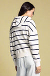 Avalon Essential Striped Hoodie - Navy