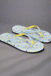 Women's Daisies Flip Flops & Mesh Bag Set