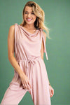 Tie Strap Romper - Mauve