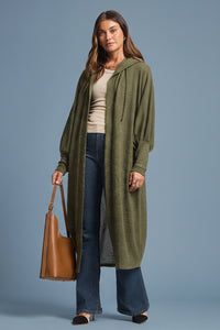 Pamper Maxi Duster - Olive
