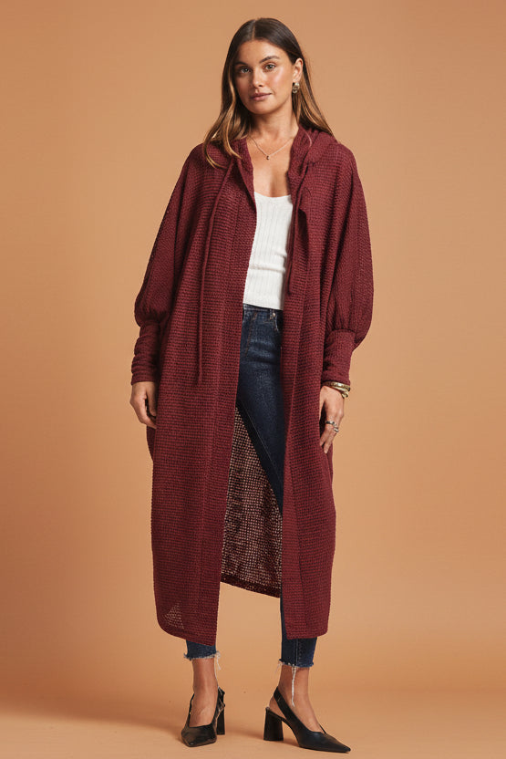 Pamper Maxi Duster - Wine
