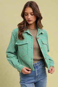 Shacket Top - Green