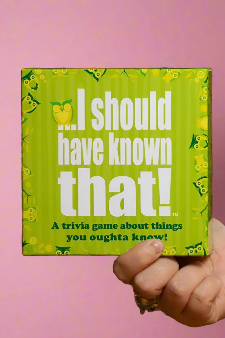 A trivia game for gatherings and parties.