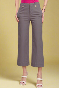 Soft Washed Stretchy Pants - Carbon