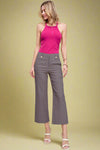 Soft Washed Stretchy Pants - Carbon
