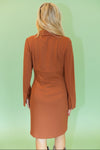 Ponte 3 Button Dress - Sienna
