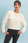 Banded Waist Sweatshirt - Whip Cream