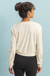 Banded Waist Sweatshirt - Whip Cream