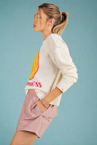 Back Ruffle Casual Short - Mauve