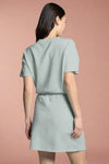 Millie Tie Waist Dress - Dusty Jade