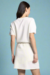 Millie Tie Waist Dress - White