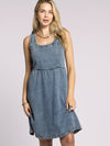 Monie Denim Dresst Dress - Grace Wash