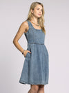 Monie Denim Dresst Dress - Grace Wash