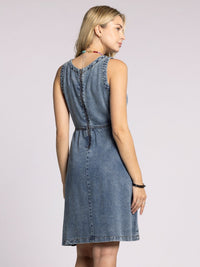 Monie Denim Dresst Dress - Grace Wash
