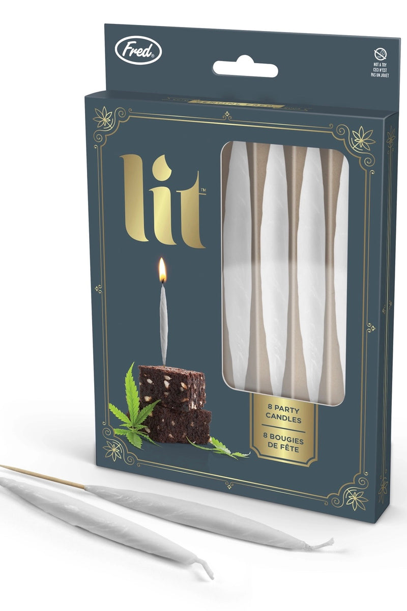 Lit Party Candles