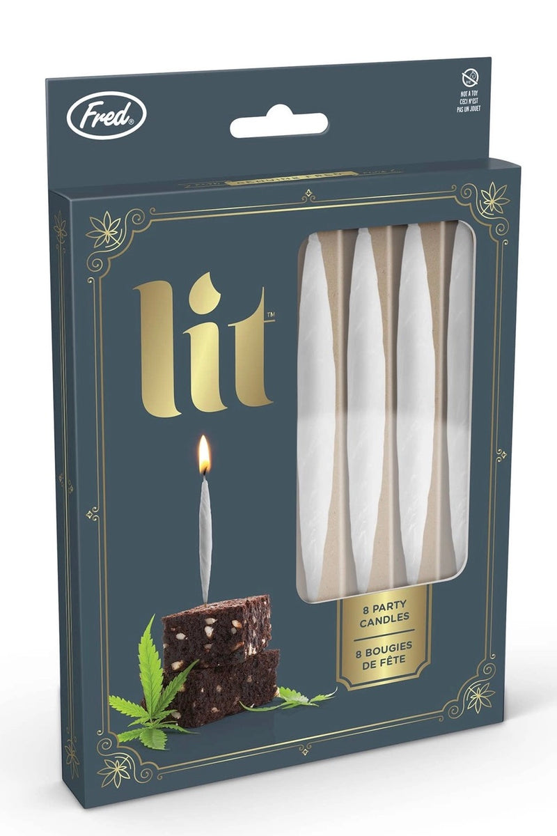 Lit Party Candles