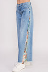 Boho Paneled Flare Jeans