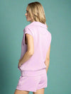 Olson Collared V-Neck - Orchid