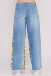 Boho Paneled Flare Jeans