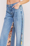 Boho Paneled Flare Jeans