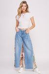 Boho Paneled Flare Jeans