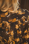 Starry Black Print Chance Maxi