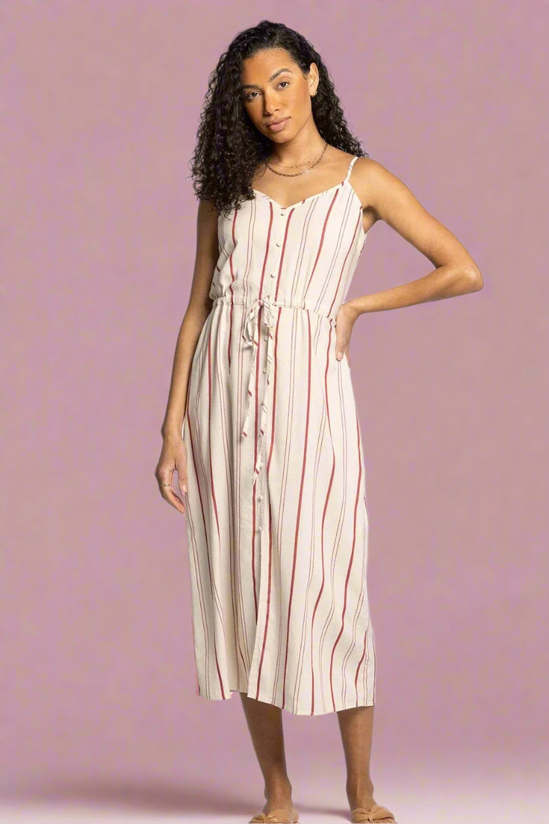 Winifred Dress - Birch Brick