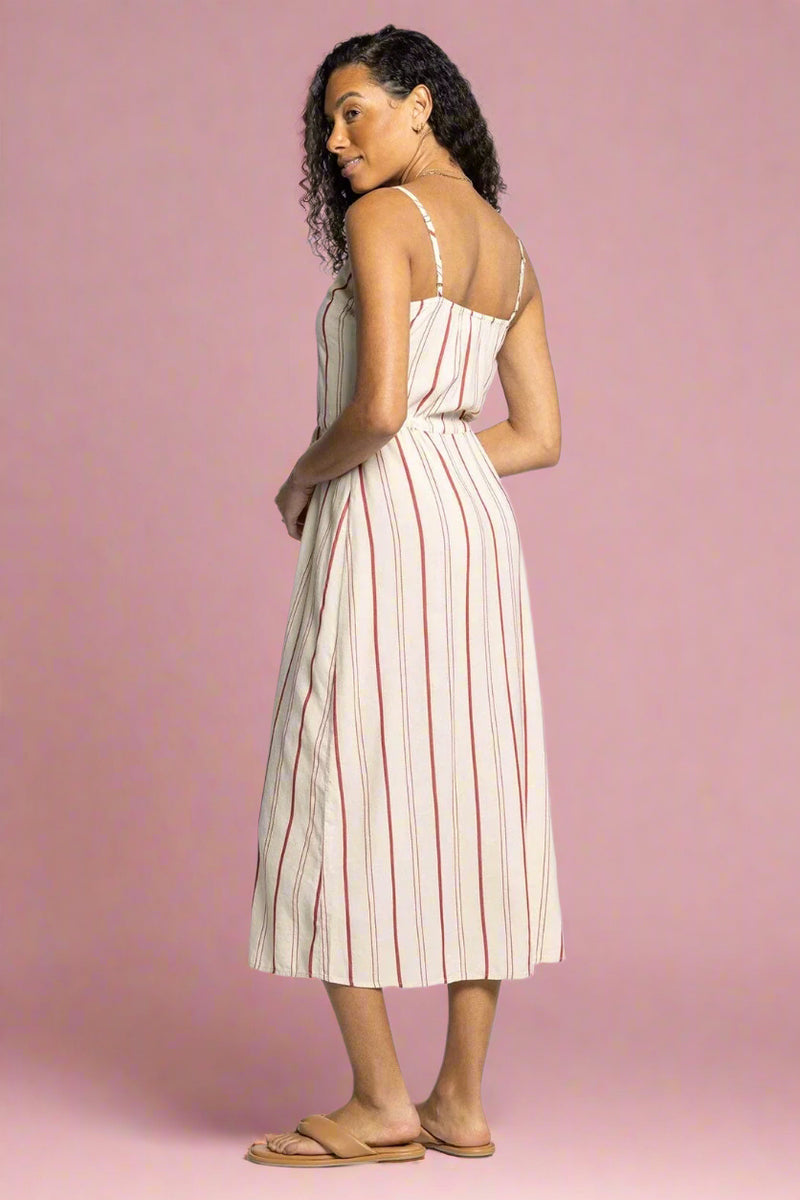 Winifred Dress - Birch Brick
