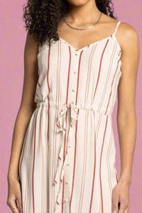 Winifred Dress - Birch Brick