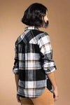 Kacey Flannel Shirt - Black Plaid