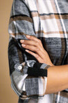 Kacey Flannel Shirt - Black Plaid