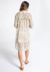Paisley Long Sleeve Collared Mini Dress