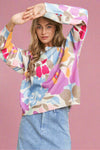 Abstract Multi Color Sweater