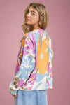 Abstract Multi Color Sweater