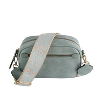 Boho Guitar Strap Crossbody - Baby Blue