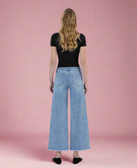 Tummy Control High Rise Wide Leg Jeans - LV4
