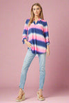 Lizzy Top - Blue Multi