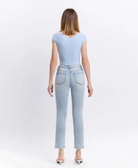 Tummy Control High Rise Straight Jeans - LV5