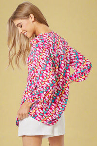 Lizzy Top - Hot Coral