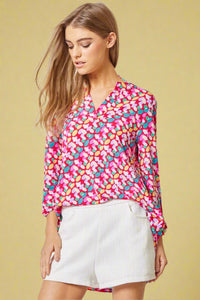 Lizzy Top - Hot Coral