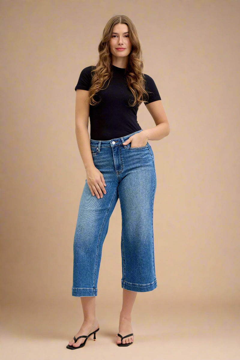 MR Wide Crop Wide Hem JB135