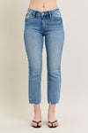 MR Vintage Wash Destroy Hem Kick Flare JB136