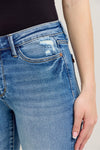 MR Vintage Wash Destroy Hem Kick Flare JB136